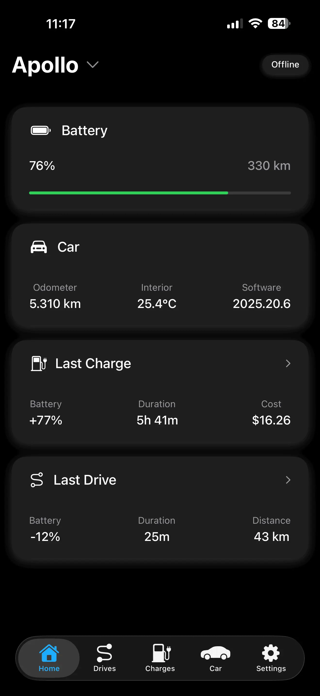 Fastcruise Home Screen